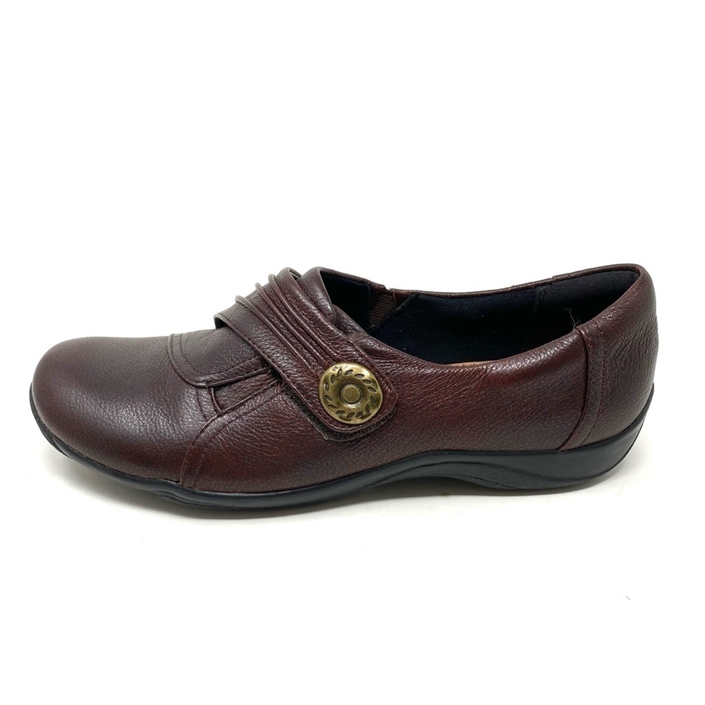 CLARKS Kessa Alcove Leather Loafer Burgundy